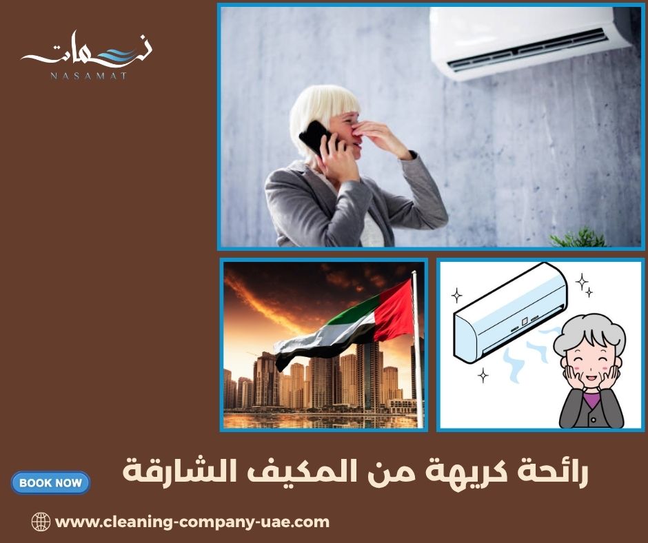 أكثر 5 أسباب نلاحظها عند طلب فحص رائحة كريهة من المكيف في الشارقة